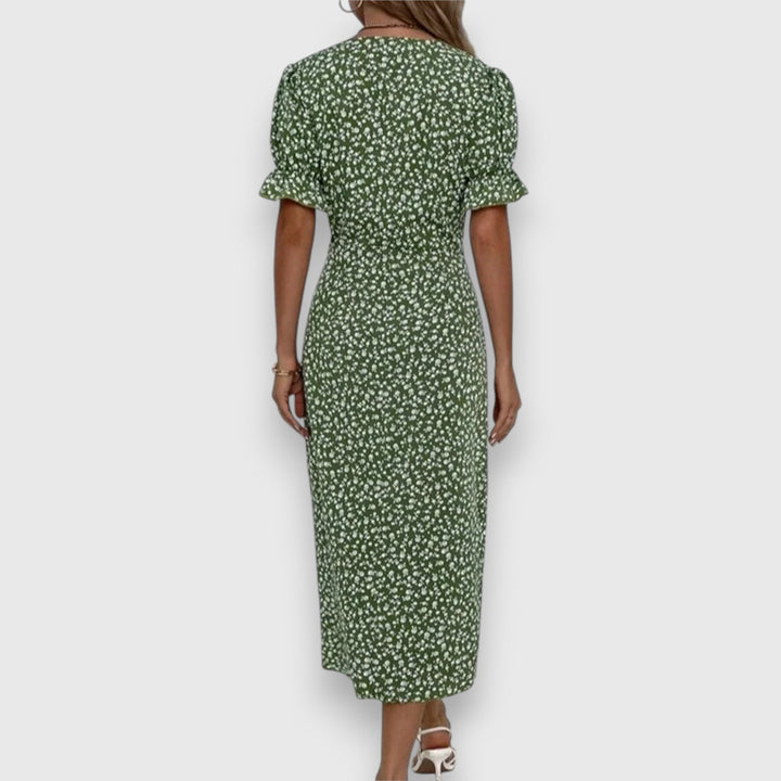 Tania – Elegant Floral Dress