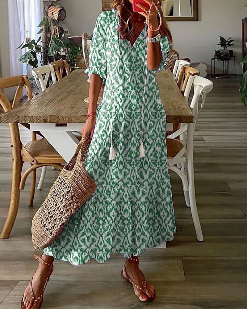 Anita - Effortless Boho Dress with Flattering Fit