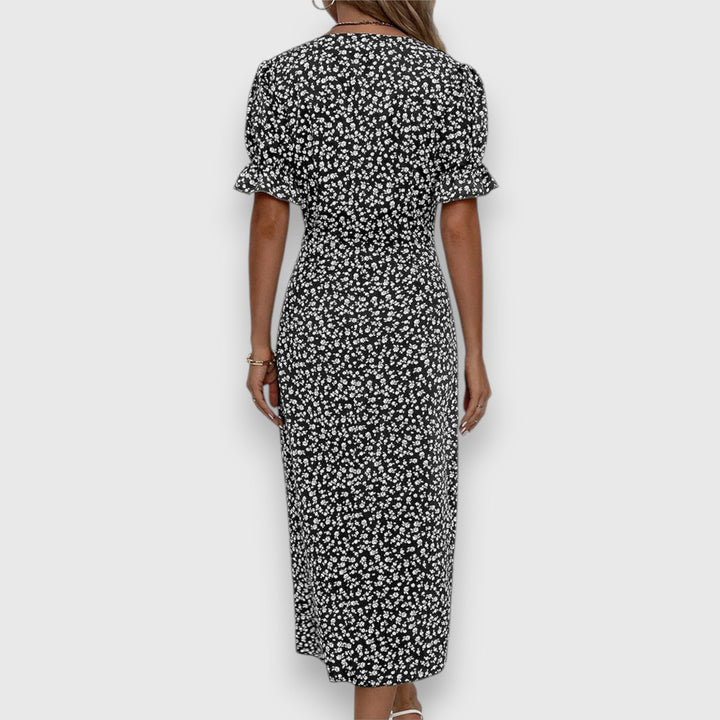Tania – Elegant Floral Dress
