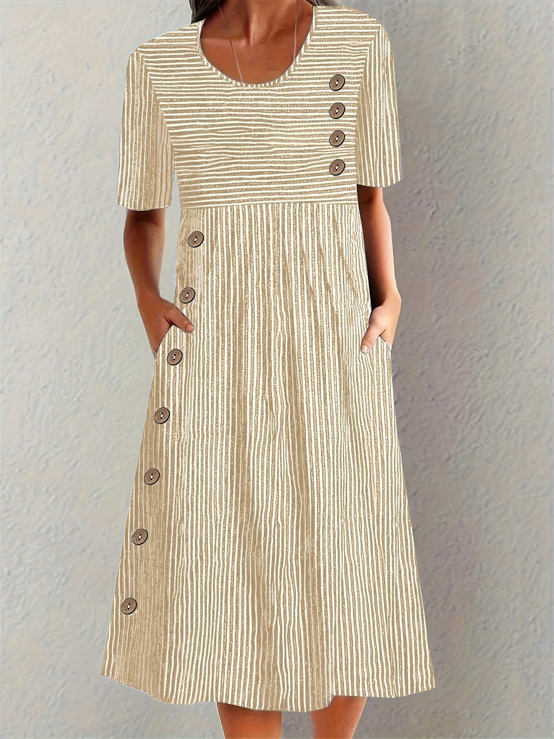 Fabienne - Striped Summer Dress