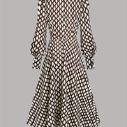ZARA LIZZY | VINTAGE RHOMBUS PRINT DRESS