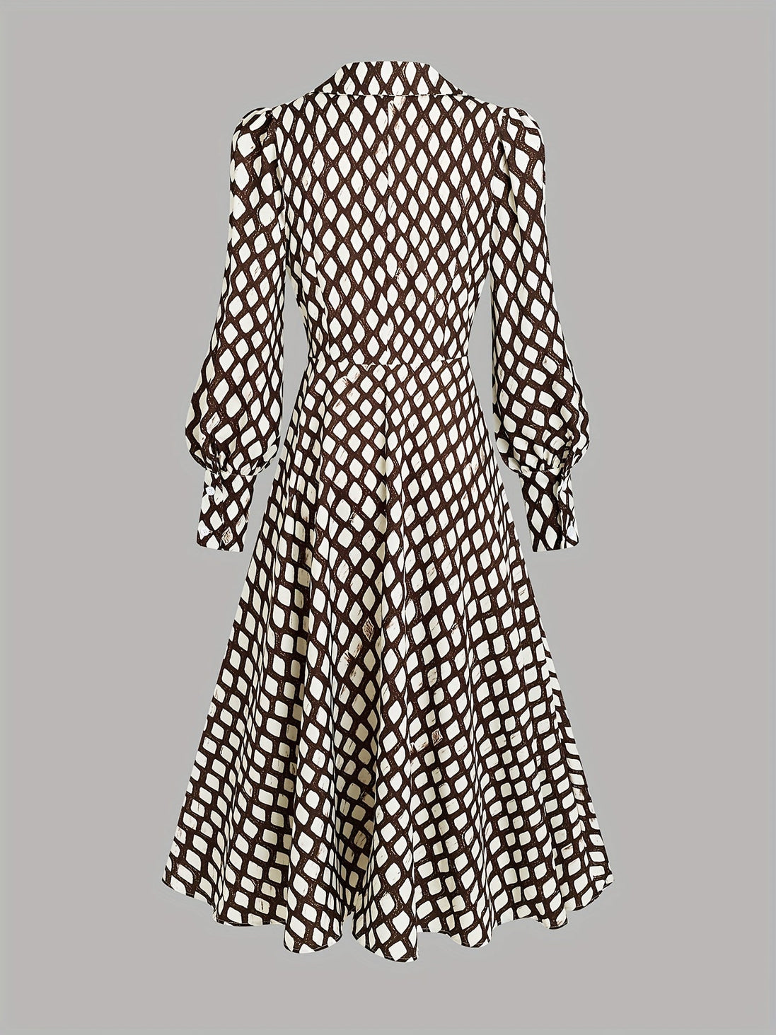 ZARA LIZZY | VINTAGE RHOMBUS PRINT DRESS