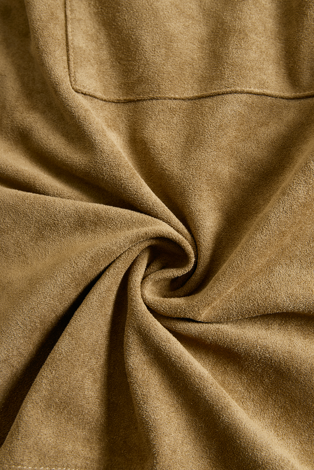 Women's Fashion Suede Single Breasted Lapel Long Sleeve Midi Dress MDA1867H7Y