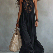 Eleanor — Draped Maxi Dress