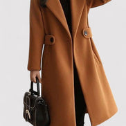 NOELLE | WOOL COAT WITH BELT