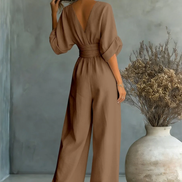 Sofia | Effortless V-Neck Jumpsuit
