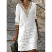 Evelyn – Breathable Embroidered Dress