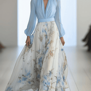 Sarah | Elegant Floral Maxi Dress