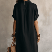 Modern Boho | Effortless Linen Midi Dress