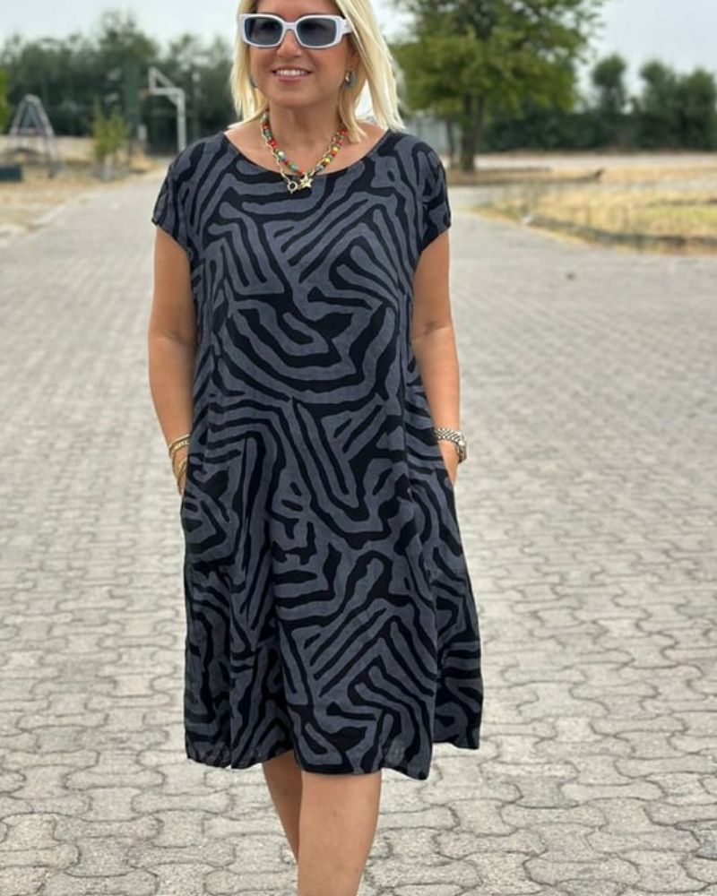 FIONA - Round Neck Summer Dress
