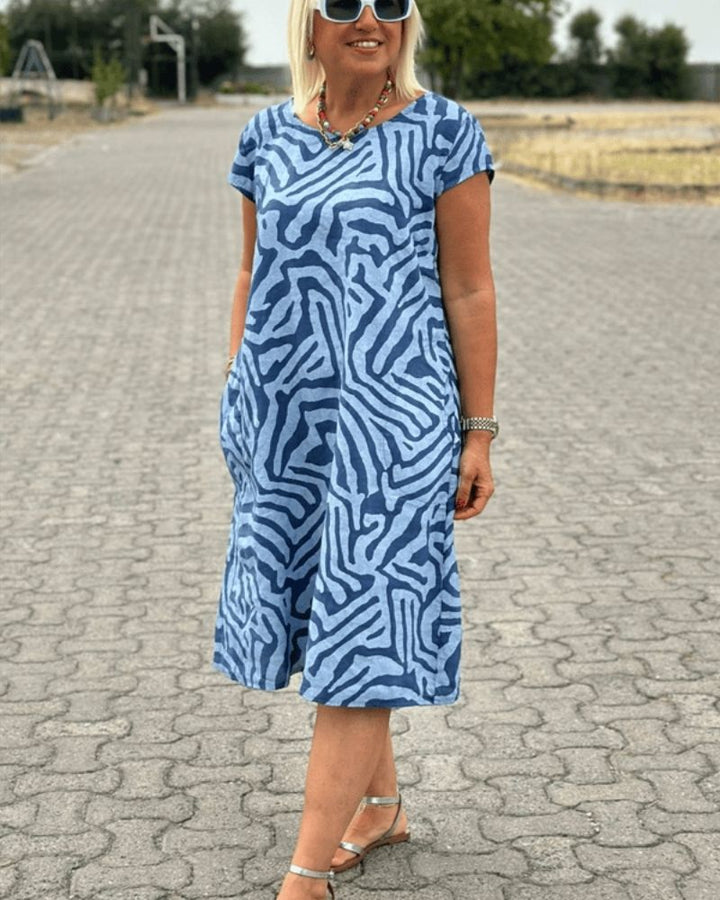 FIONA - Round Neck Summer Dress