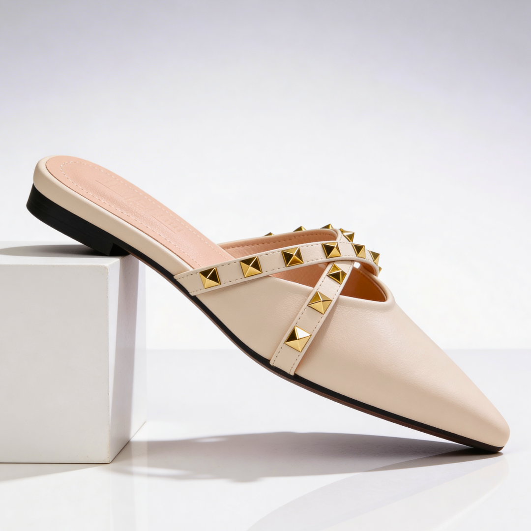 GABY - Crossover Studded Sandals