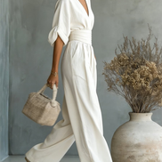Sofia | Effortless V-Neck Jumpsuit