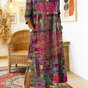 Sabine™ — BOHEMIAN PRINT MAXI DRESS