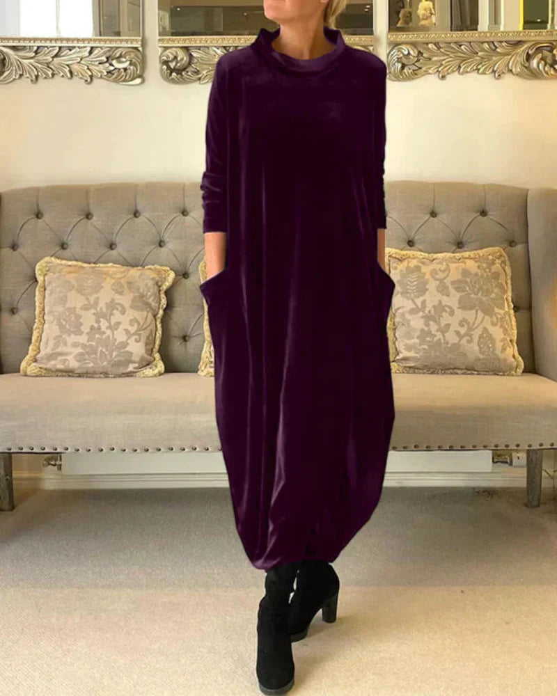 Etta – Elegant Autumn Dress with Pockets