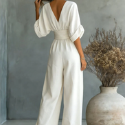 Sofia | Effortless V-Neck Jumpsuit