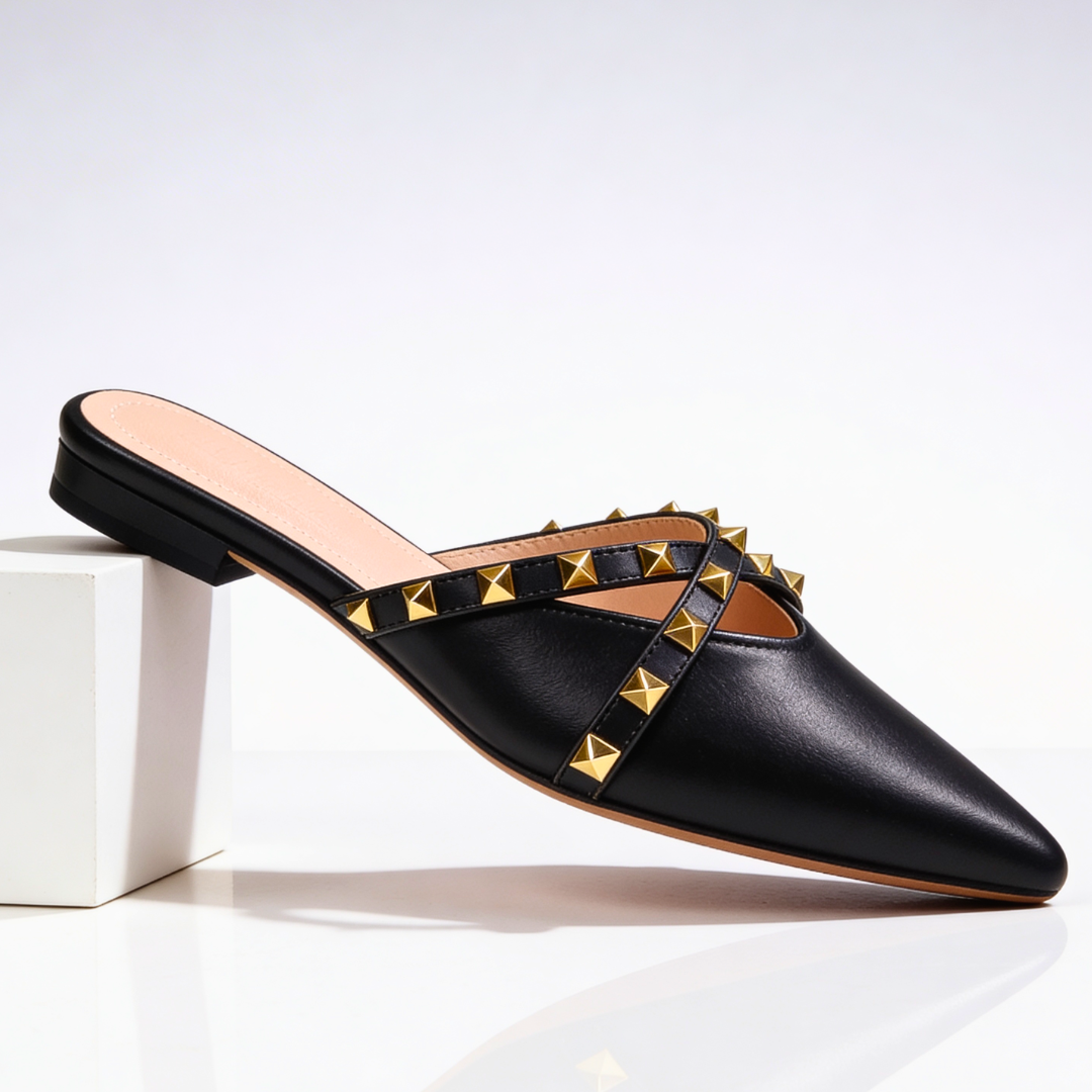 GABY - Crossover Studded Sandals