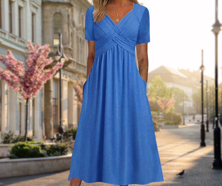 Myriam - Elegant Flattering Midi Dress