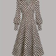 ZARA LIZZY | VINTAGE RHOMBUS PRINT DRESS