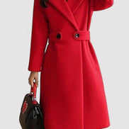 NOELLE | WOOL COAT WITH BELT