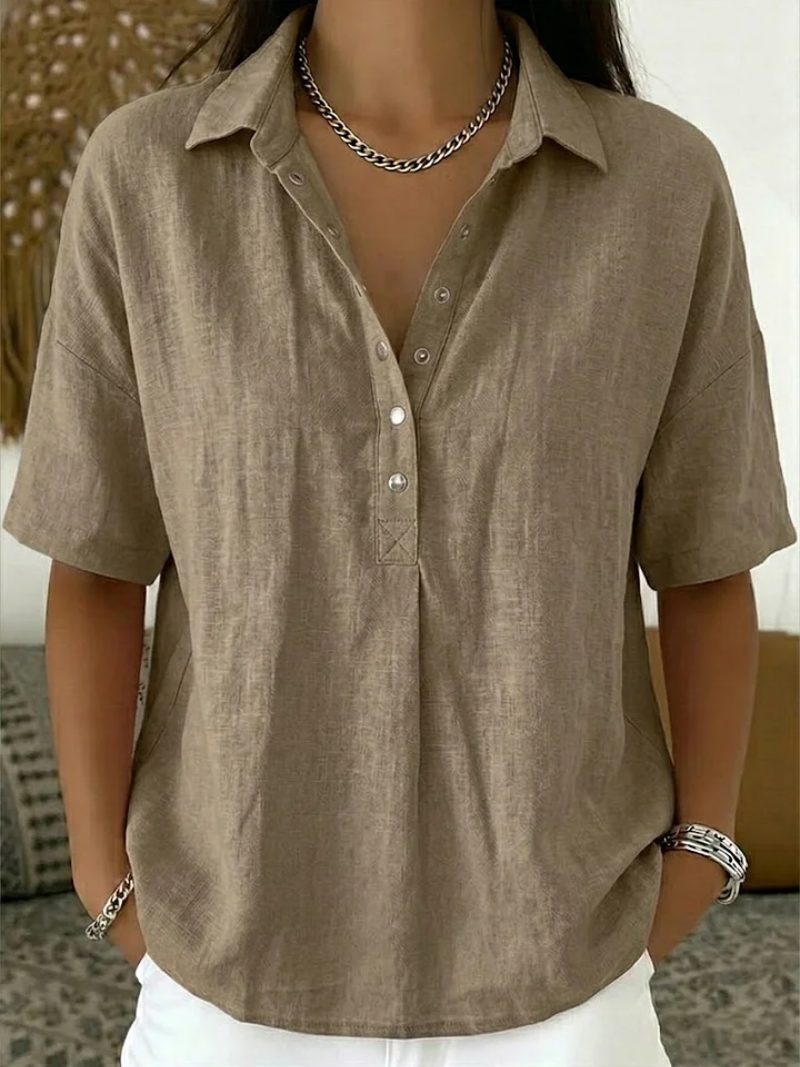Willow | Blouse with Collar and Button