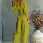 Sofia | Effortless V-Neck Jumpsuit