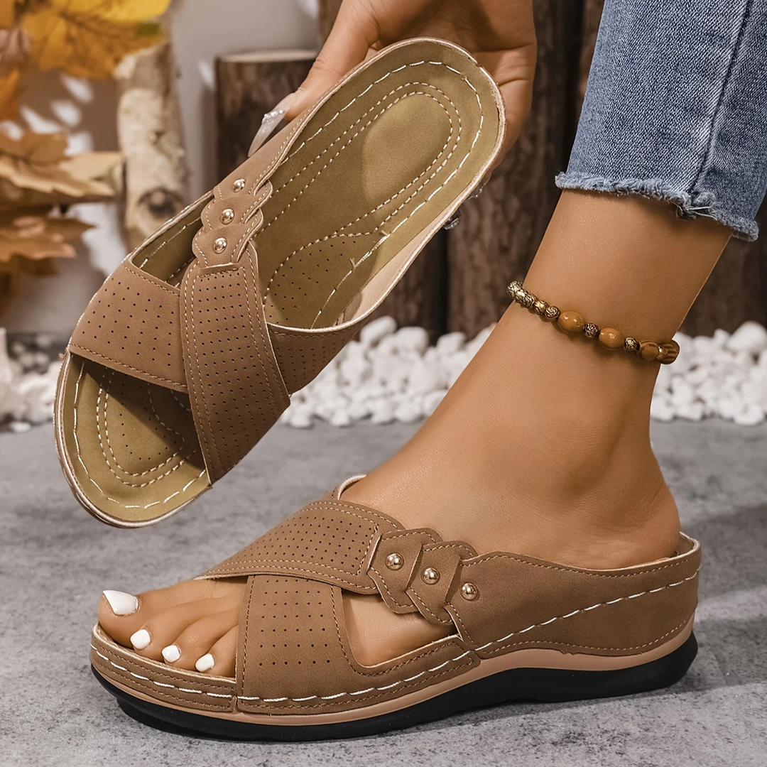 PATRICIA - Elegant Wedge Sandals