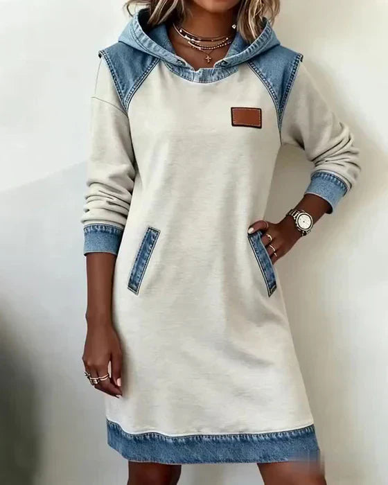 Eugenie – Cozy Hooded Sweater Dress