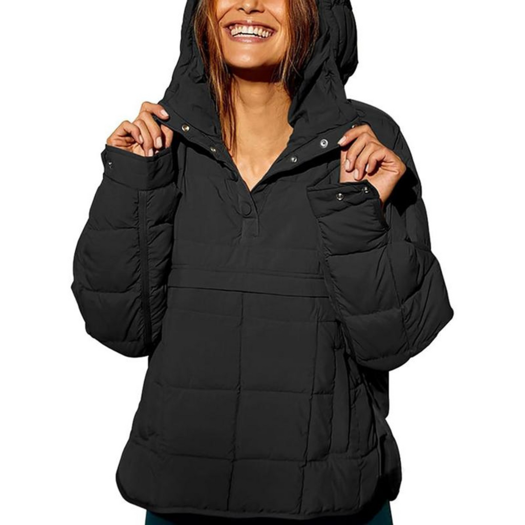 OLIVIA – Oversized Cozy Hooded Jacket