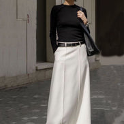 KATHARINE™ | H-LINE SLEEK MIDI SKIRT