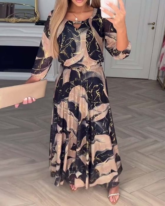 CAPRI SOFT DRAPE DRESS