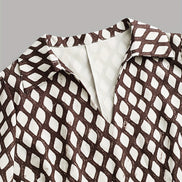 ZARA LIZZY | VINTAGE RHOMBUS PRINT DRESS