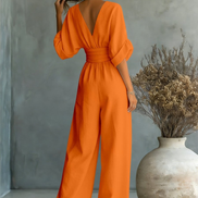 Sofia | Effortless V-Neck Jumpsuit