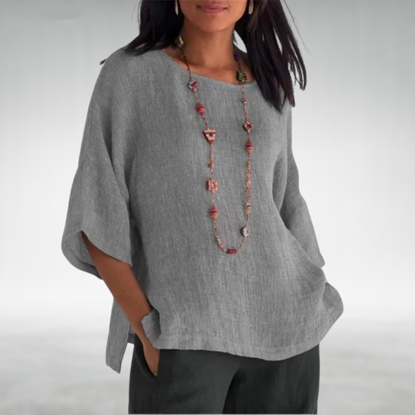 Claudette Boat-Neck Tunic