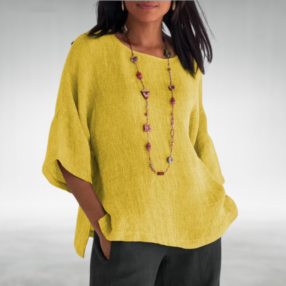 Claudette Boat-Neck Tunic