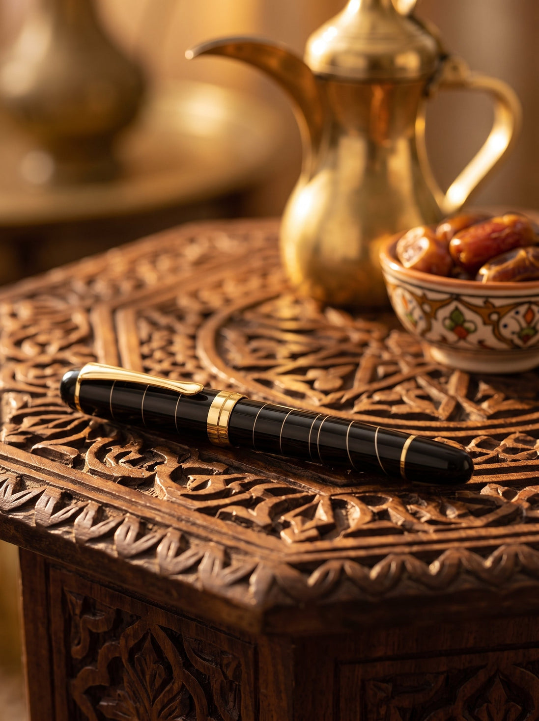 AREILA™ Executive Ballpoint Pen — The Onyx Etched Edition