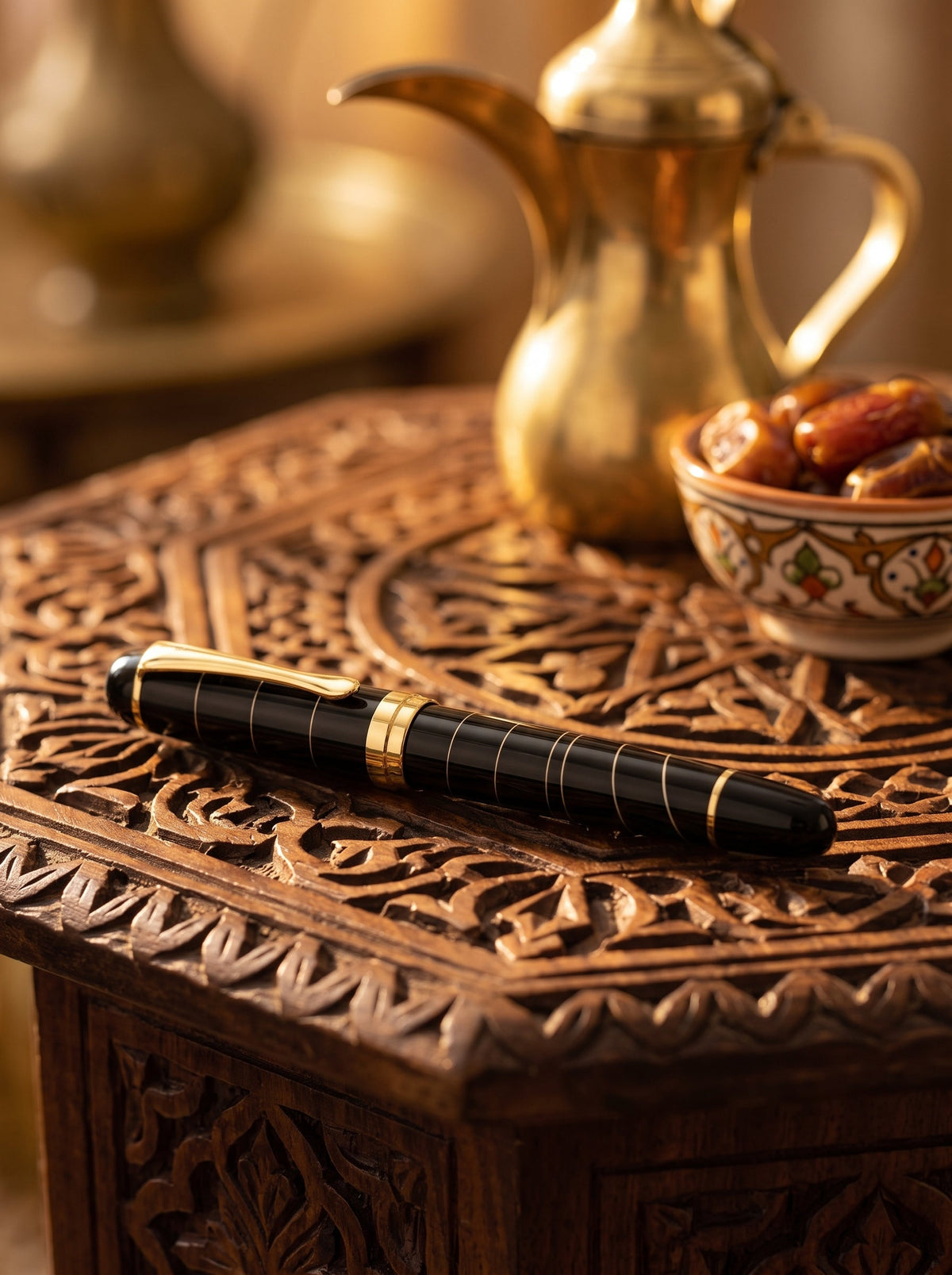 AREILA™ Executive Ballpoint Pen — The Onyx Etched Edition