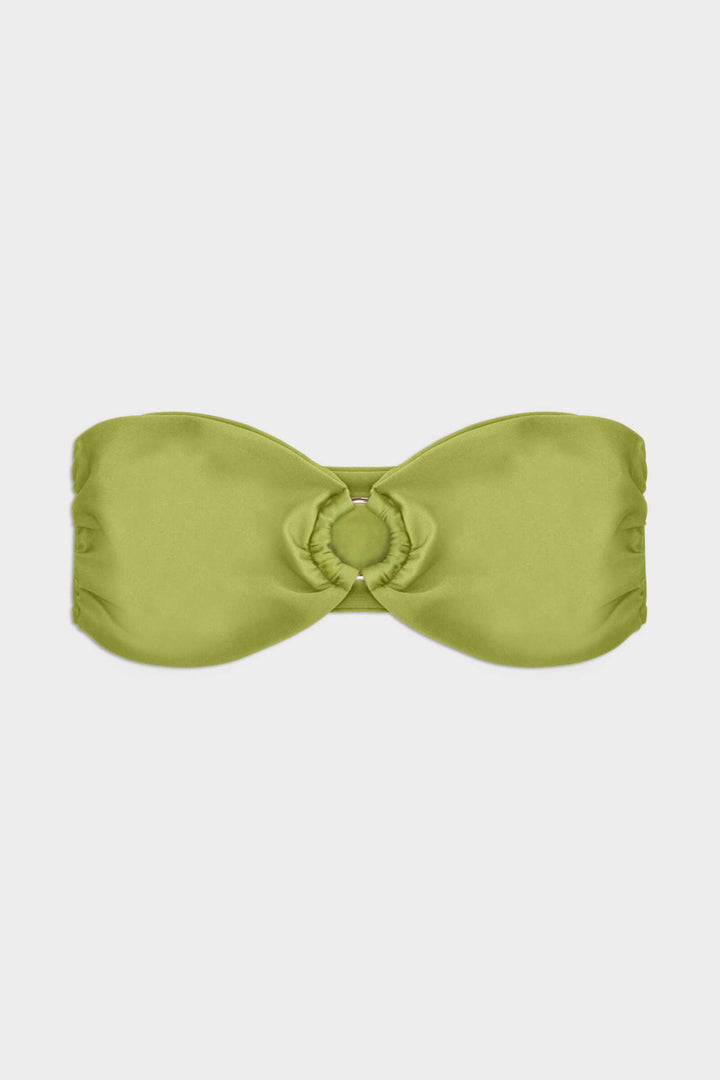 Caia Top - Citrus Green Shine