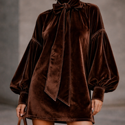 Octavia™ | Elegant Velvet Mini Dress