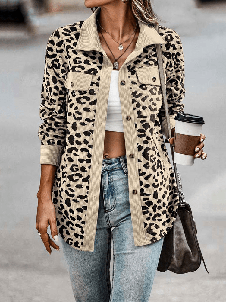 CYNARA | LEOPARD PRINT JACKET