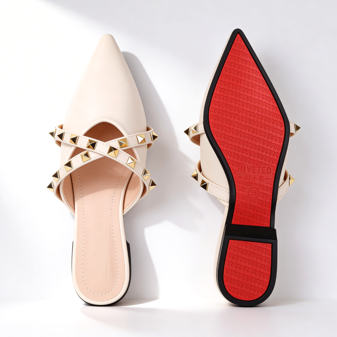 GABY - Crossover Studded Sandals