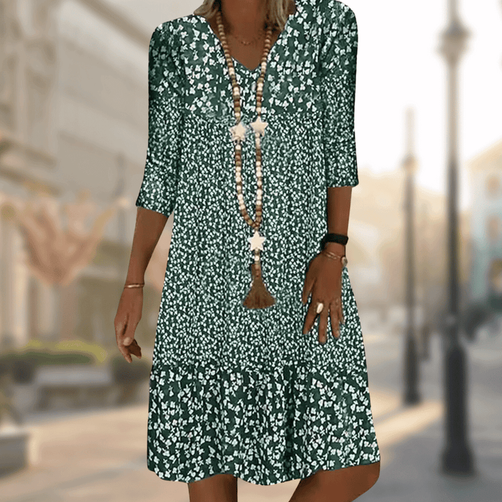 SABRY - Elegant Printed Dress