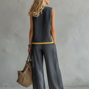 Leila™ - Linen Two Piece Set