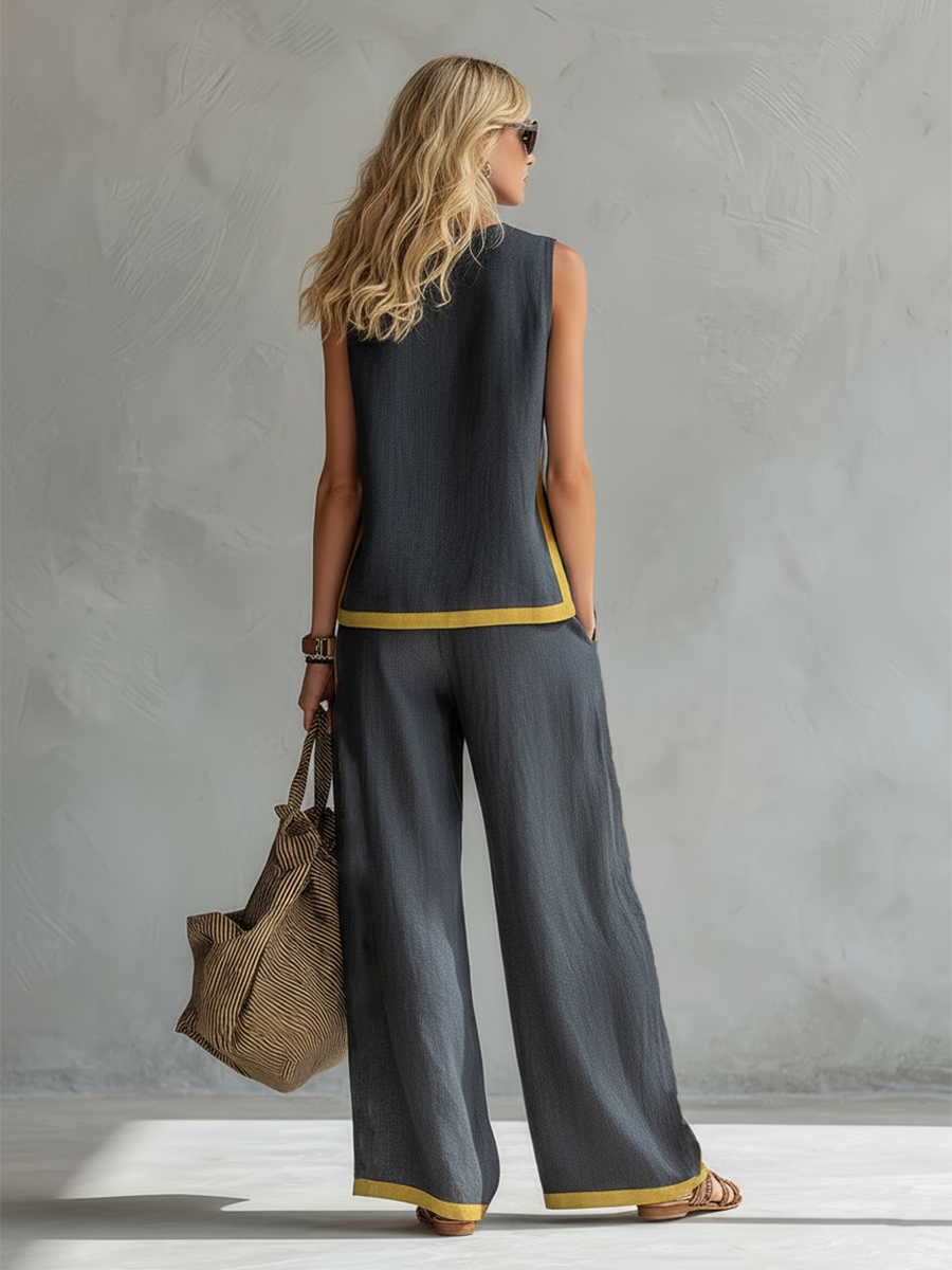 Leila™ - Linen Two Piece Set