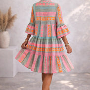 Aurabelle™ Timeless Vintage Grace Midi Dress