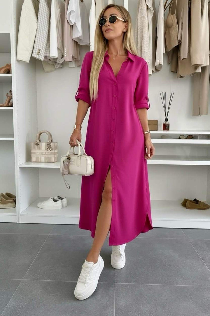 IVY BUTTON DRESS