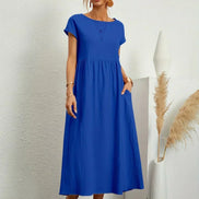 Gabrielle™ — Flowing Midi Dress with Timeless Elegance