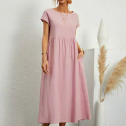 Gabrielle™ — Flowing Midi Dress with Timeless Elegance