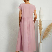 Gabrielle™ — Flowing Midi Dress with Timeless Elegance