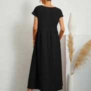 Gabrielle™ — Flowing Midi Dress with Timeless Elegance